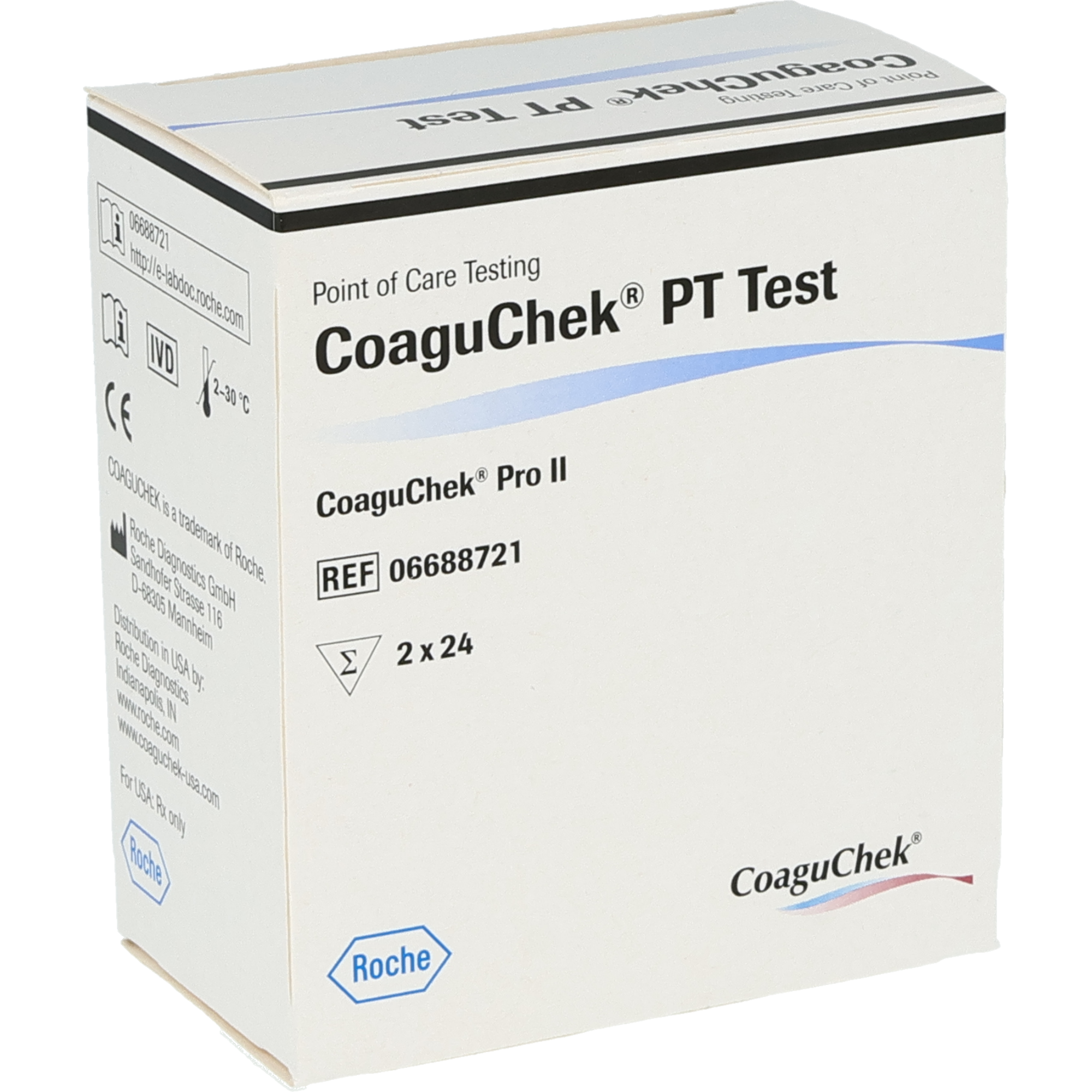 Roche CoaguChek Pro II PT Teststreifen Roche CoaguChek Pro II PT Teststreifen
