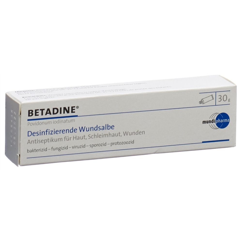 Betadine pommade désinfectante pour les plaies