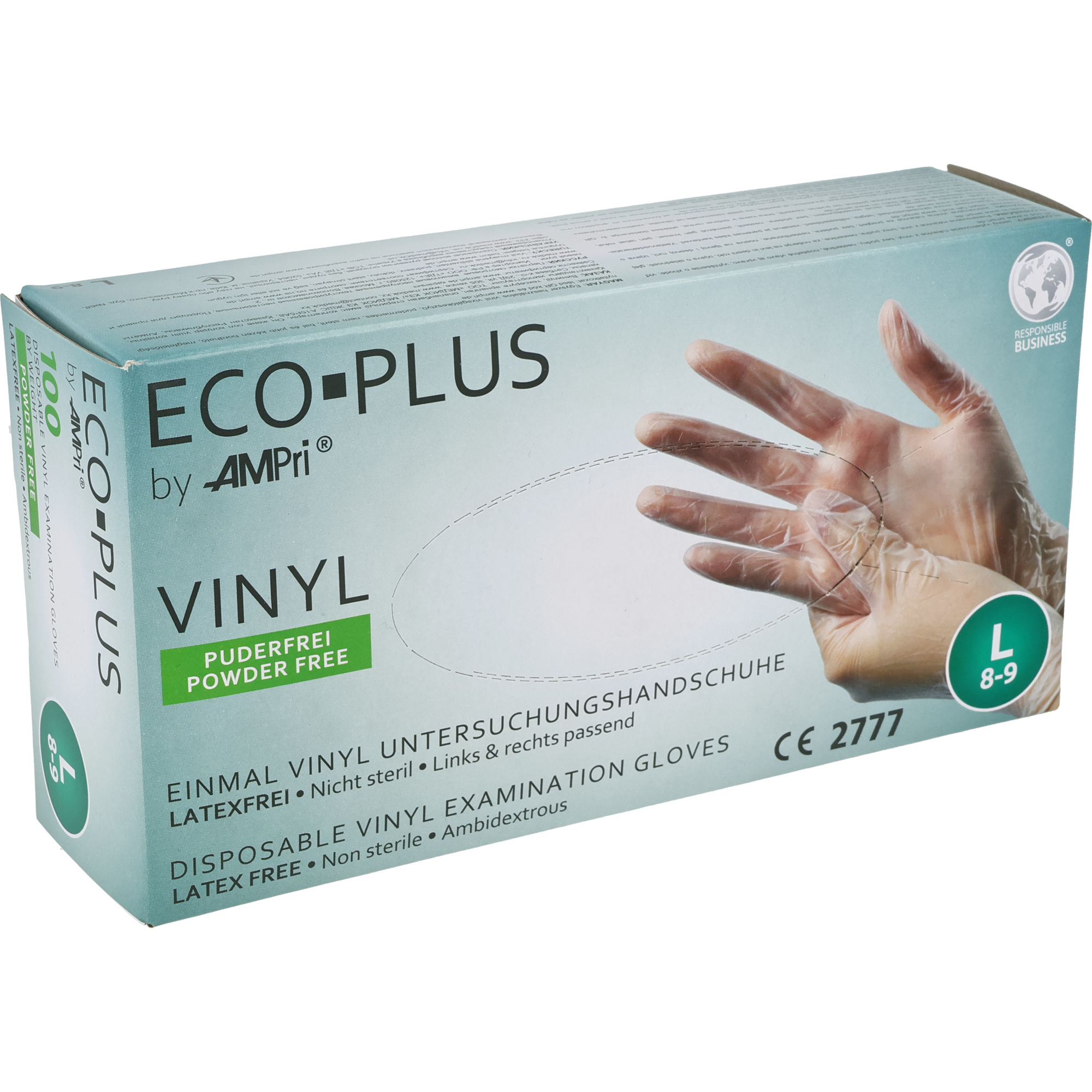 Gants en vinyle Eco-Plus Taille L