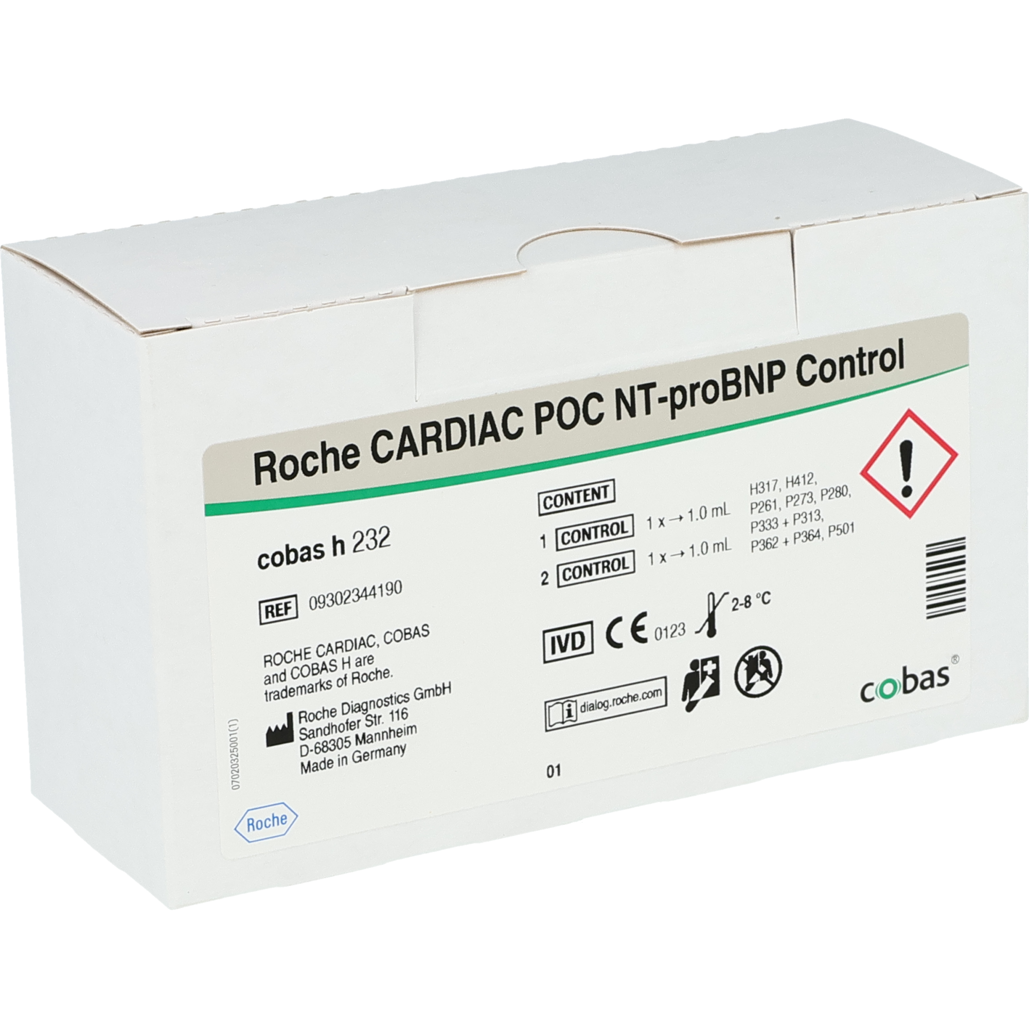 Roche cobas H 232 POC NT-proBNP Control neue Version