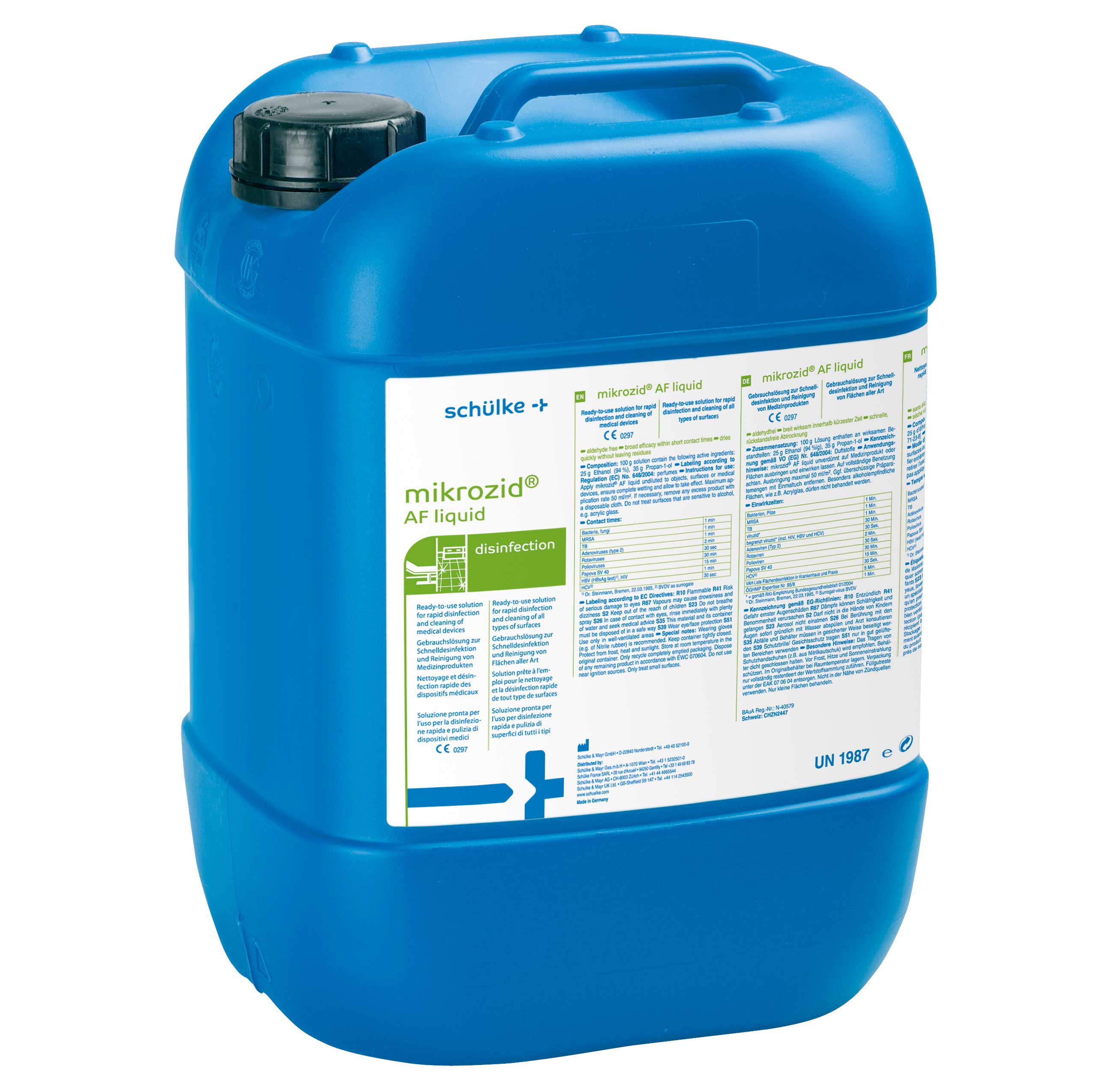 Schülke mikrozid AF liquid / terralin AF liquid 10 Liter Schülke mikrozid AF liquid / terralin AF liquid 10 Liter