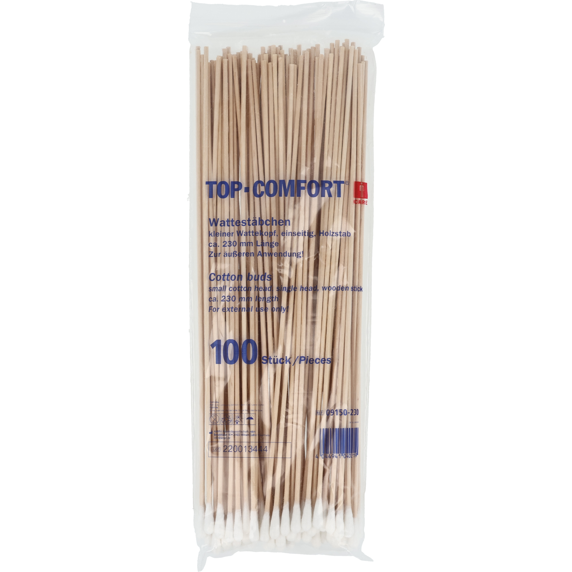 Wattestäbchen aus splitterfreiem Naturholz Wattestäbchen aus splitterfreiem Naturholz