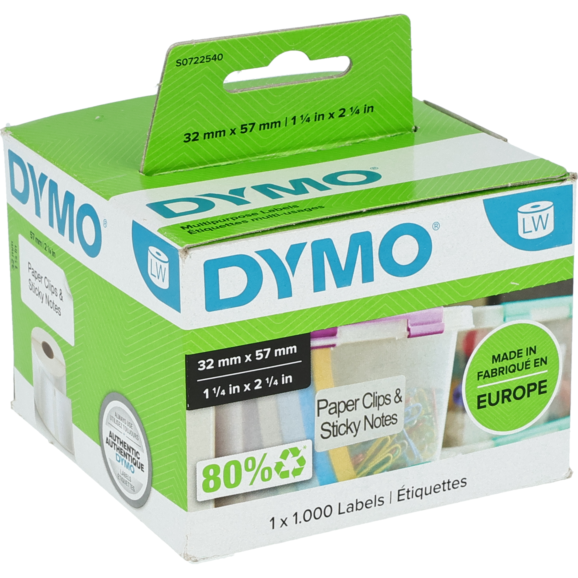 Dymo Adressetiketten schwarz auf weiss Dymo Adressetiketten schwarz auf weiss