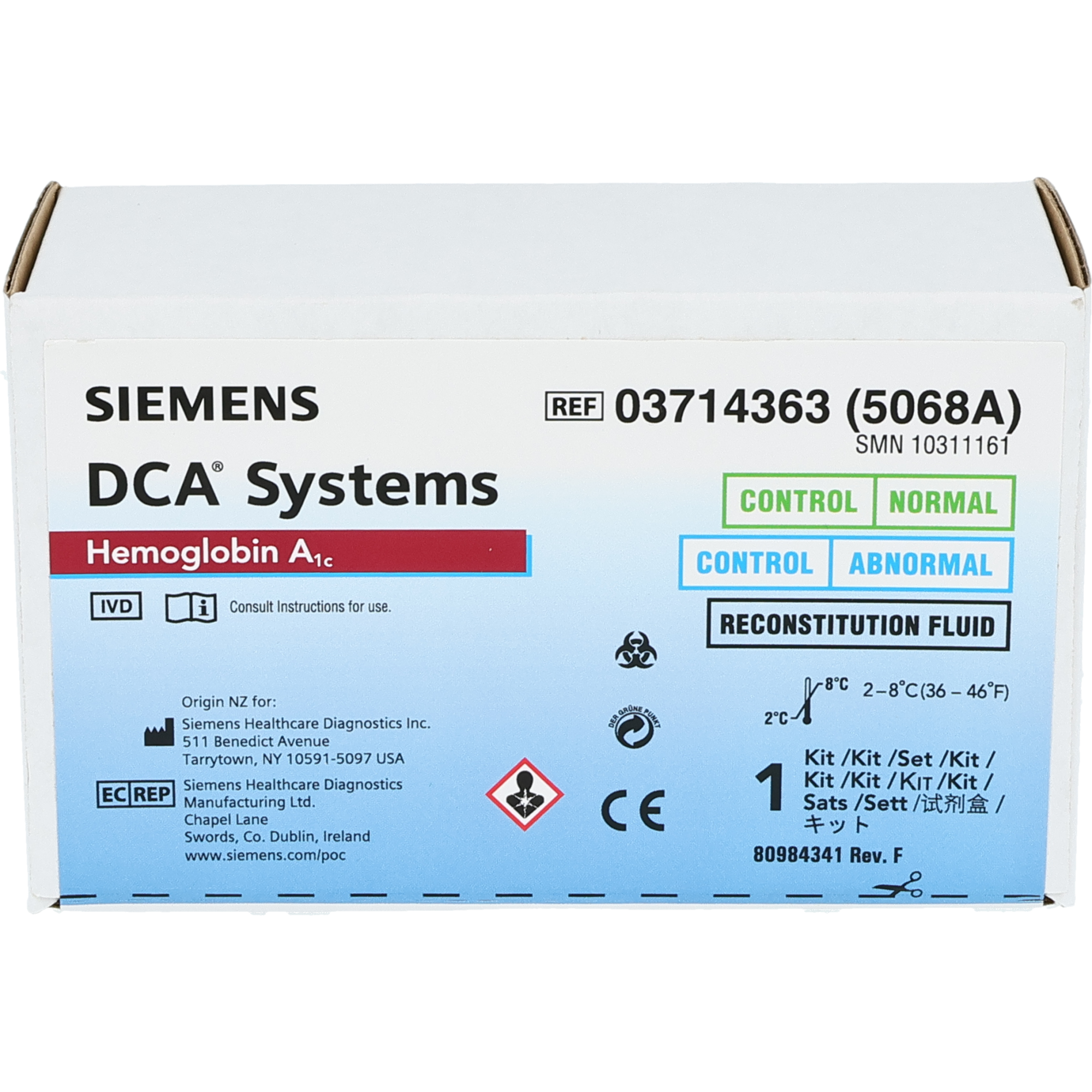 Siemens DCA Systems HbA1c Control Kit Siemens DCA Systems HbA1c Control Kit