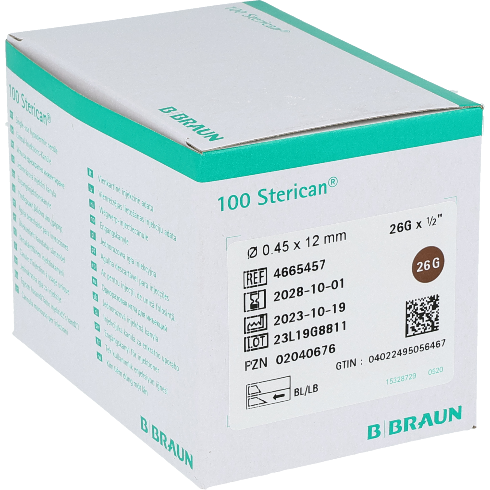 BBraun Sterican Sondergrössen