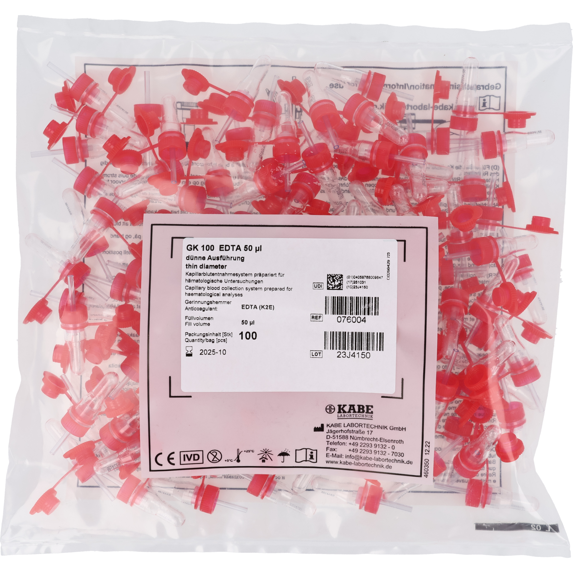 Microvette EDTA 50 µl Microvette EDTA 50 µl