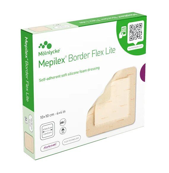 Mölnlycke Mepilex Border Flex Lite Safetac Mölnlycke Mepilex Border Flex Lite Safetac