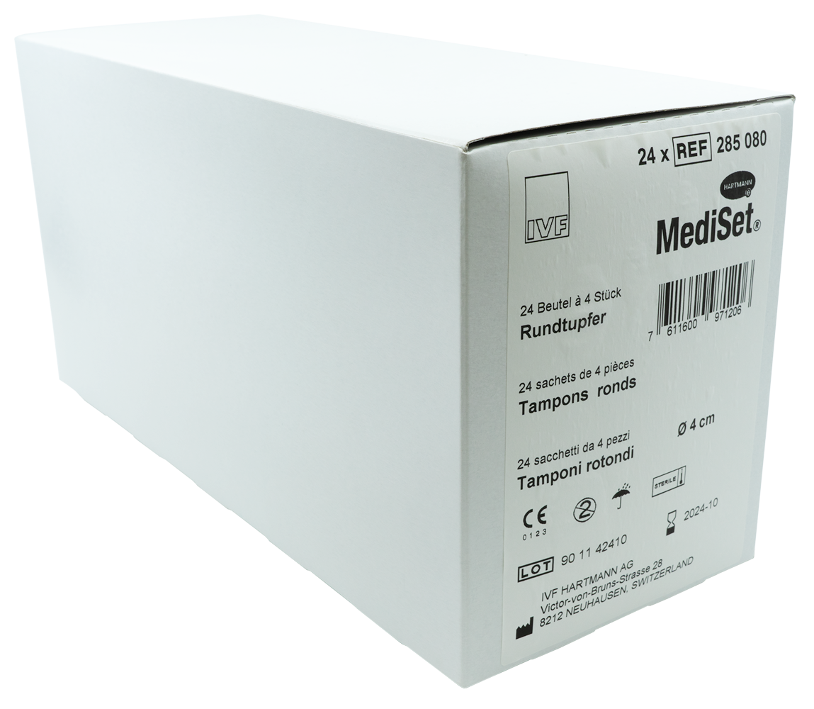MediSet Tampons ronds stériles
