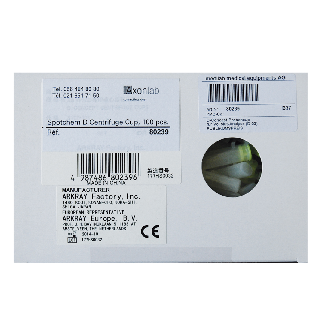 Spotchem D-Concept Probencup Spotchem D-Concept Probencup