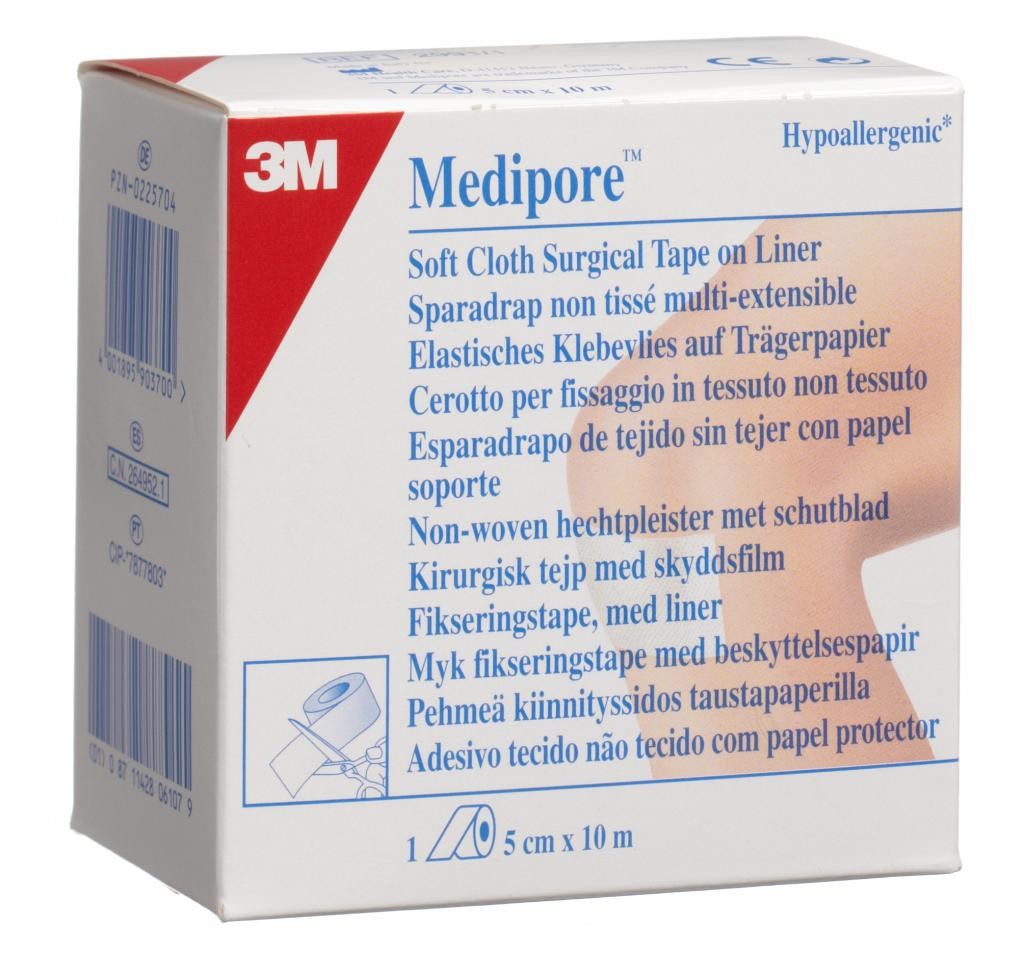 3M Medipore Non-tissé de fixation autocollant