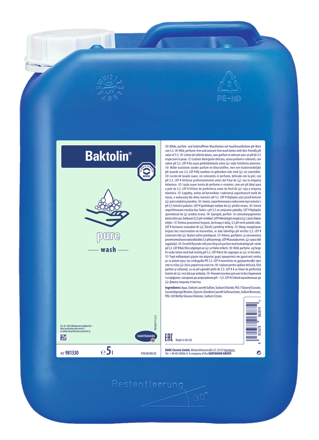 BODE Baktolin pure 5'000 ml BODE Baktolin pure 5'000 ml