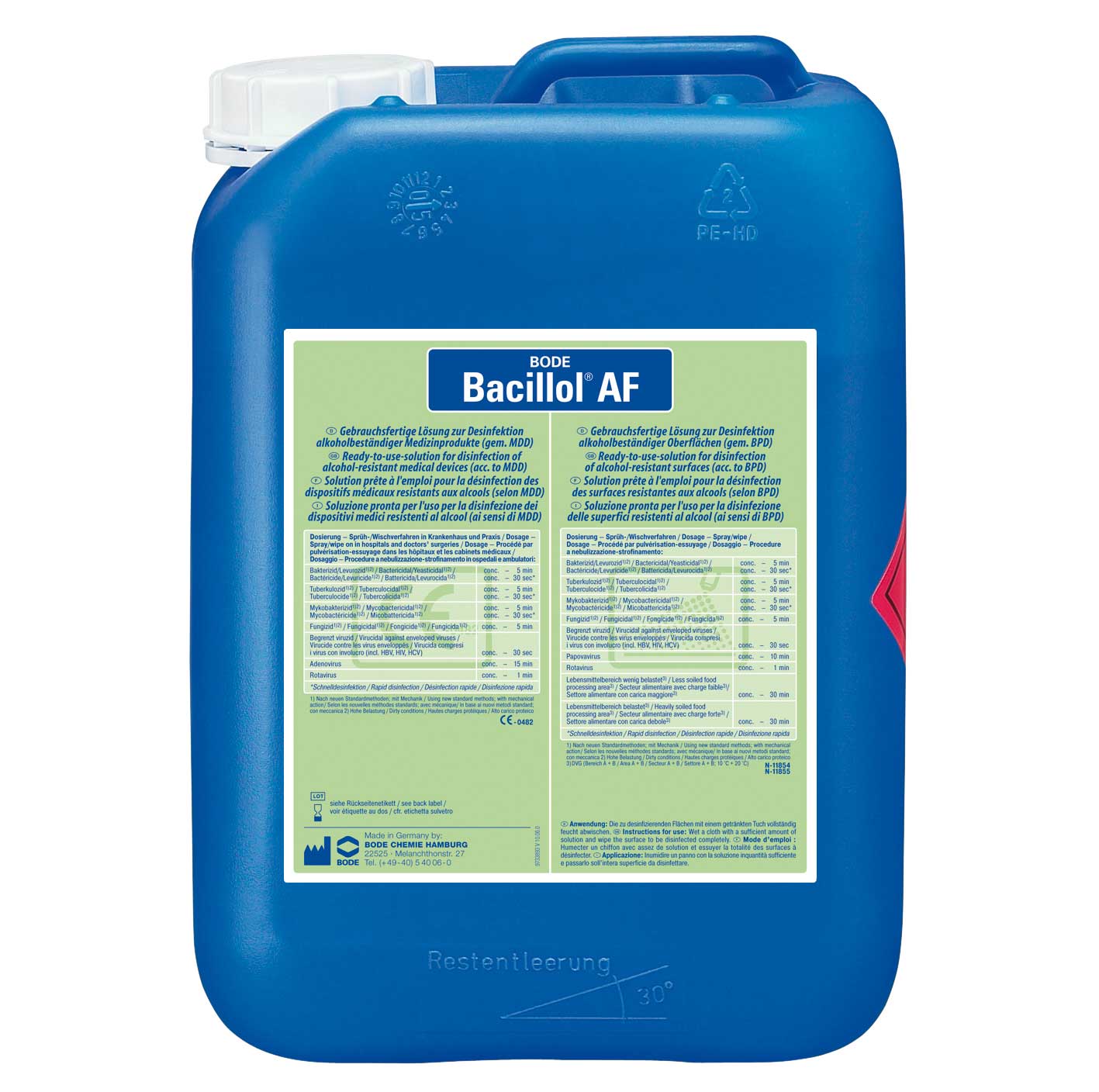 BODE Bacillol AF 5'000 ml BODE Bacillol AF 5'000 ml