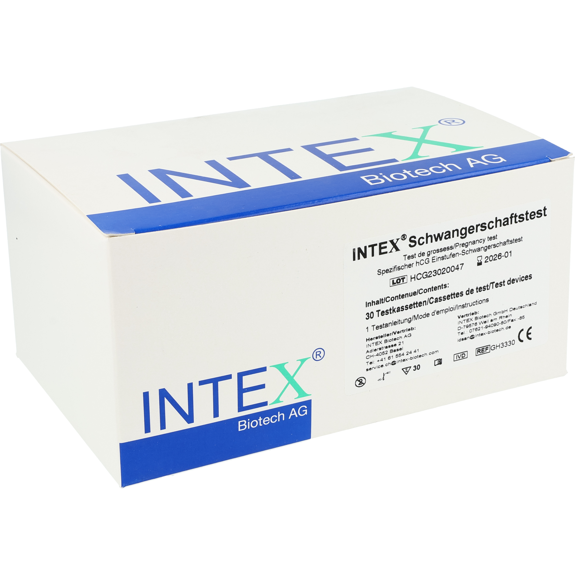 INTEX Gravi HCG Schwangerschaftstest INTEX Gravi HCG Schwangerschaftstest