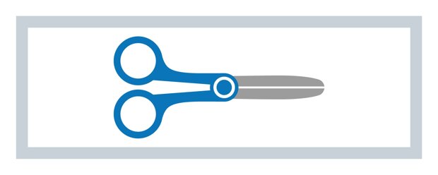 MediSet Schere stumpf / stumpf 12cm