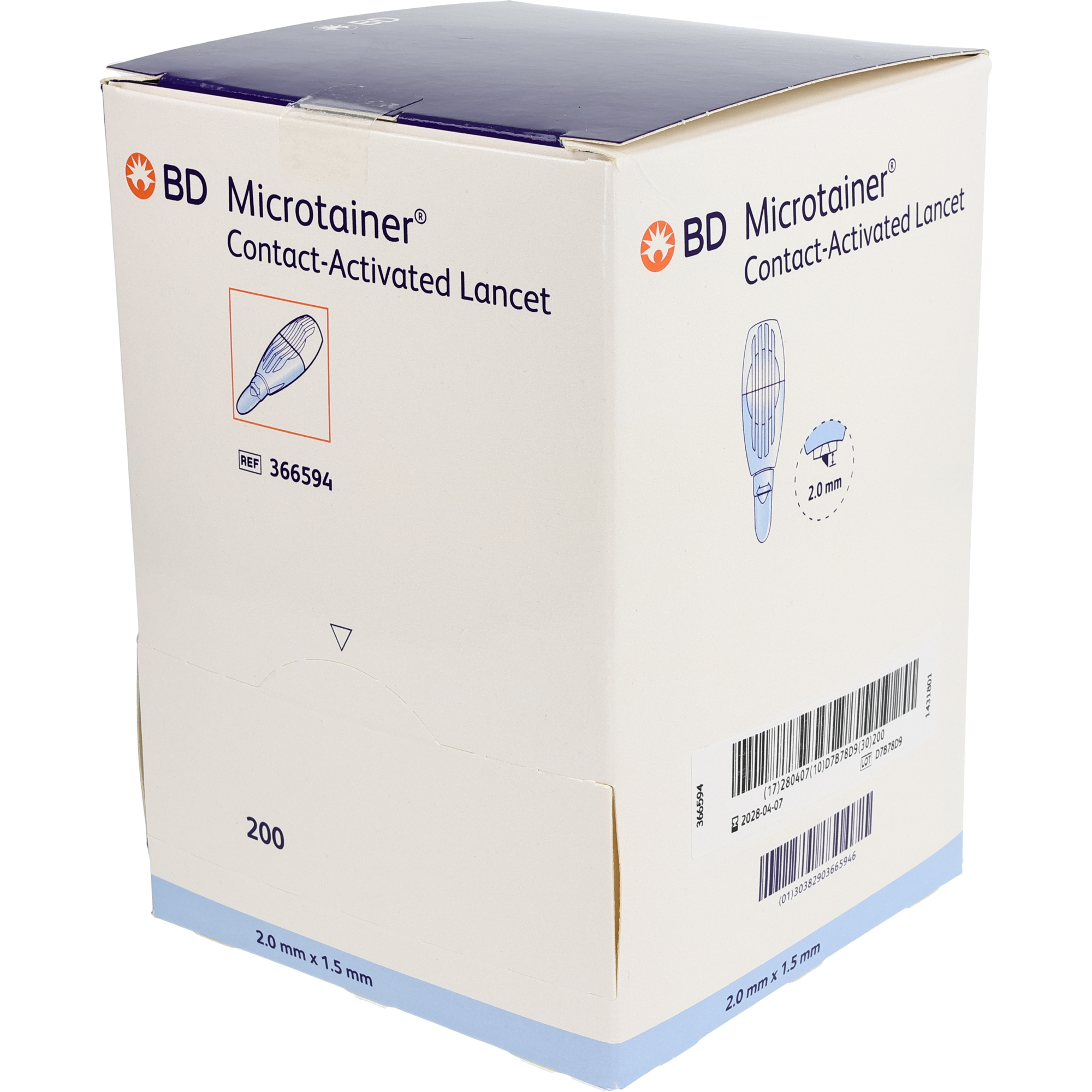 BD Microtainer Safety-Lanzette