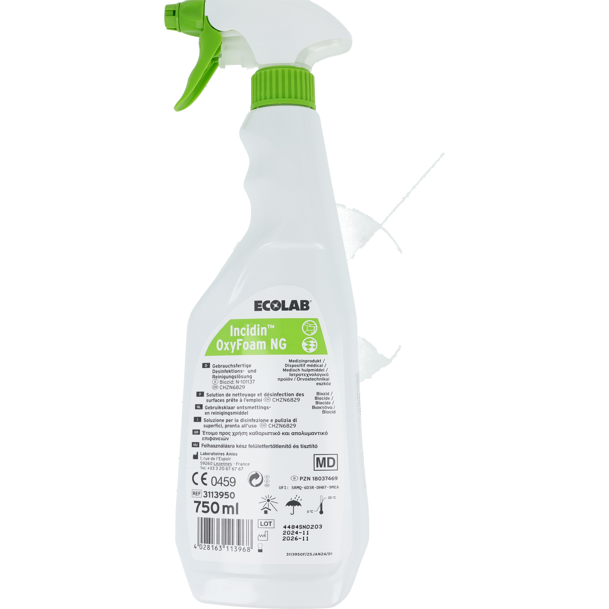Incidin OxyFoam NG 750 ml Incidin OxyFoam NG 750 ml