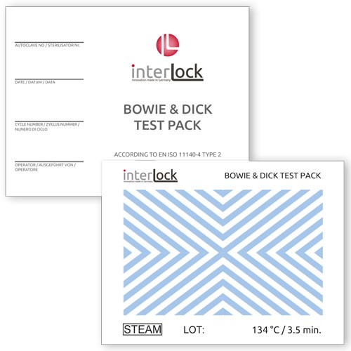 Bowie + Dick Paquet d'essai à une peinture (Browne 2352AB)