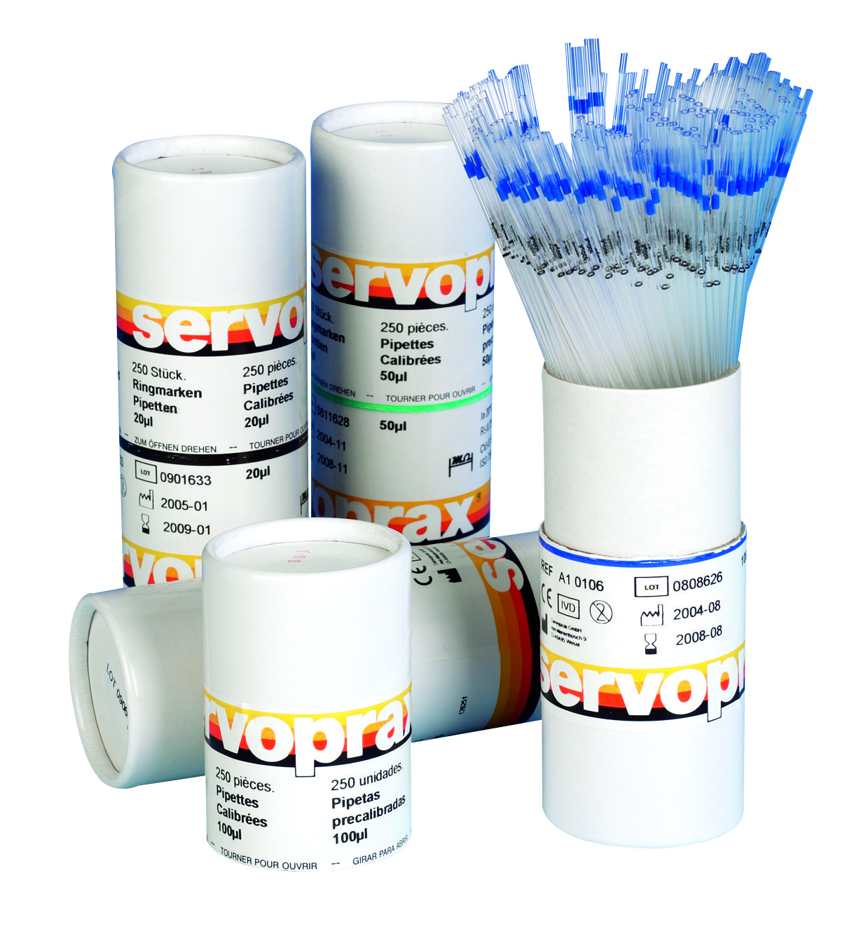 Einmalpipetten mit Ringmarke Einmalpipetten mit Ringmarke