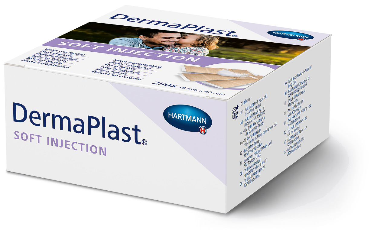 DermaPlast Pansements d'injection beige soft injection
