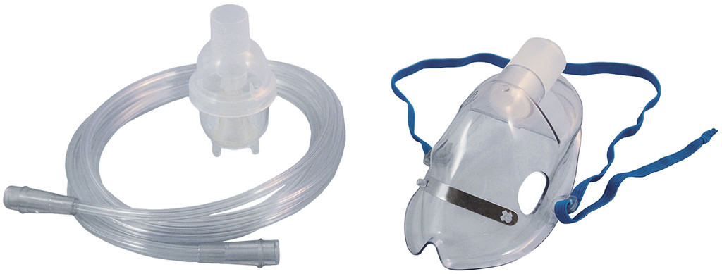 Vernebler-Set mit Aerosolmaske und Verbindungsschlauch Vernebler-Set mit Aerosolmaske und Verbindungsschlauch