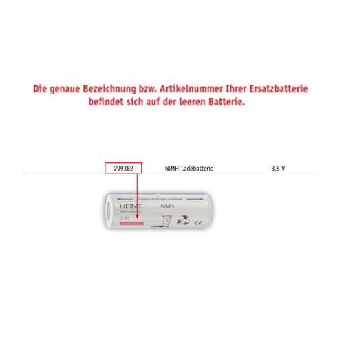 HEINE-Ladebatterien (Akku) Vorgänger: X-02.99.380 HEINE-Ladebatterien (Akku) Vorgänger: X-02.99.380