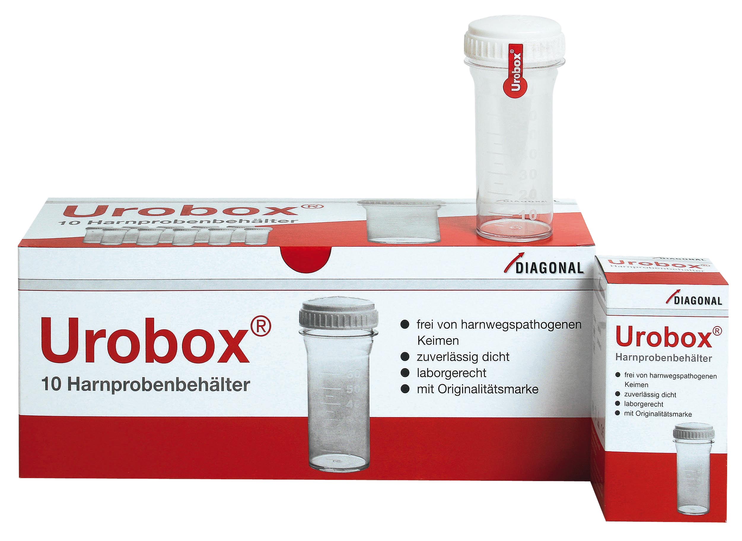 Urobox Harnprobenbehälter / Auslaufartikel