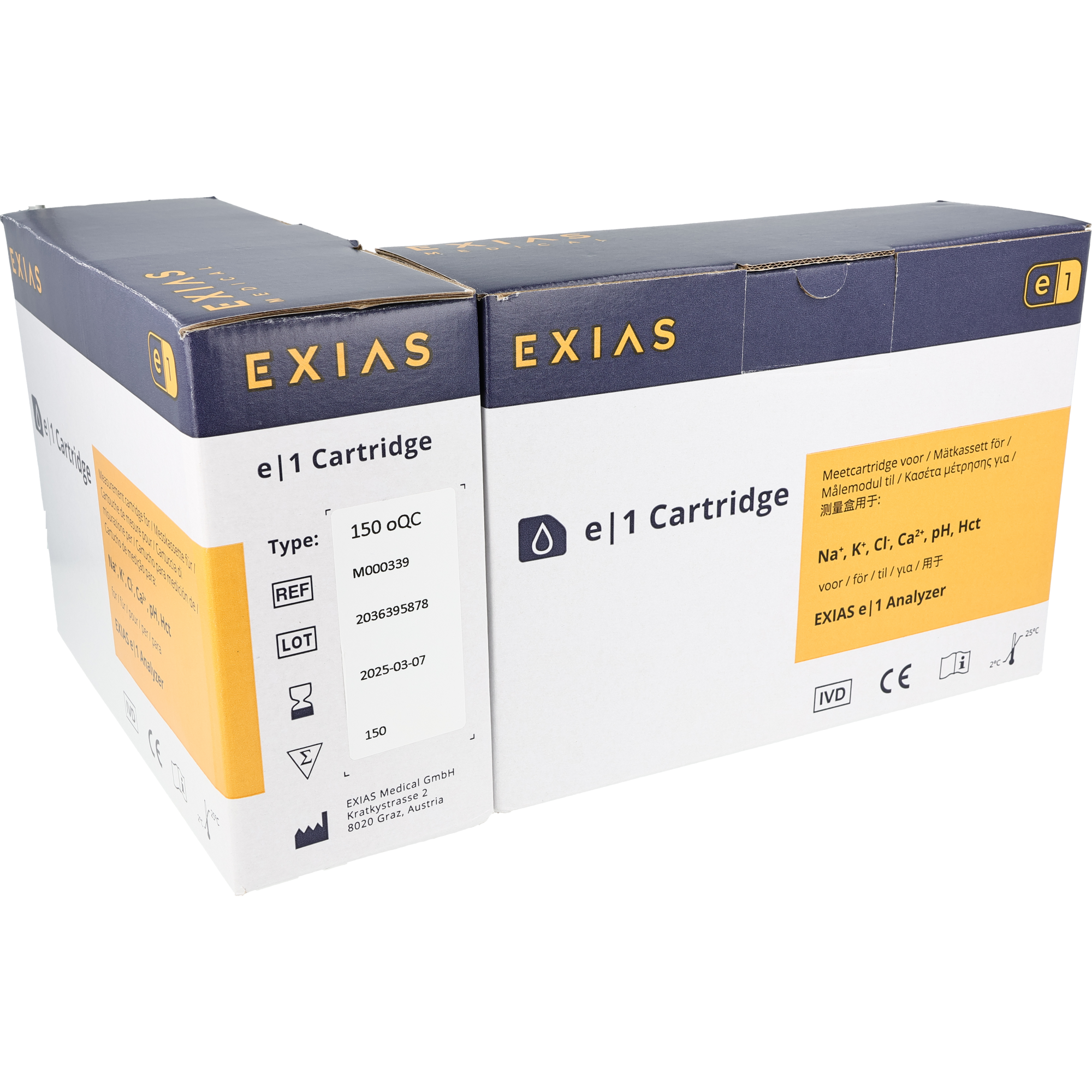 Exias E 1 Cartridge a 150 Tests inkl. QC Exias E 1 Cartridge a 150 Tests inkl. QC