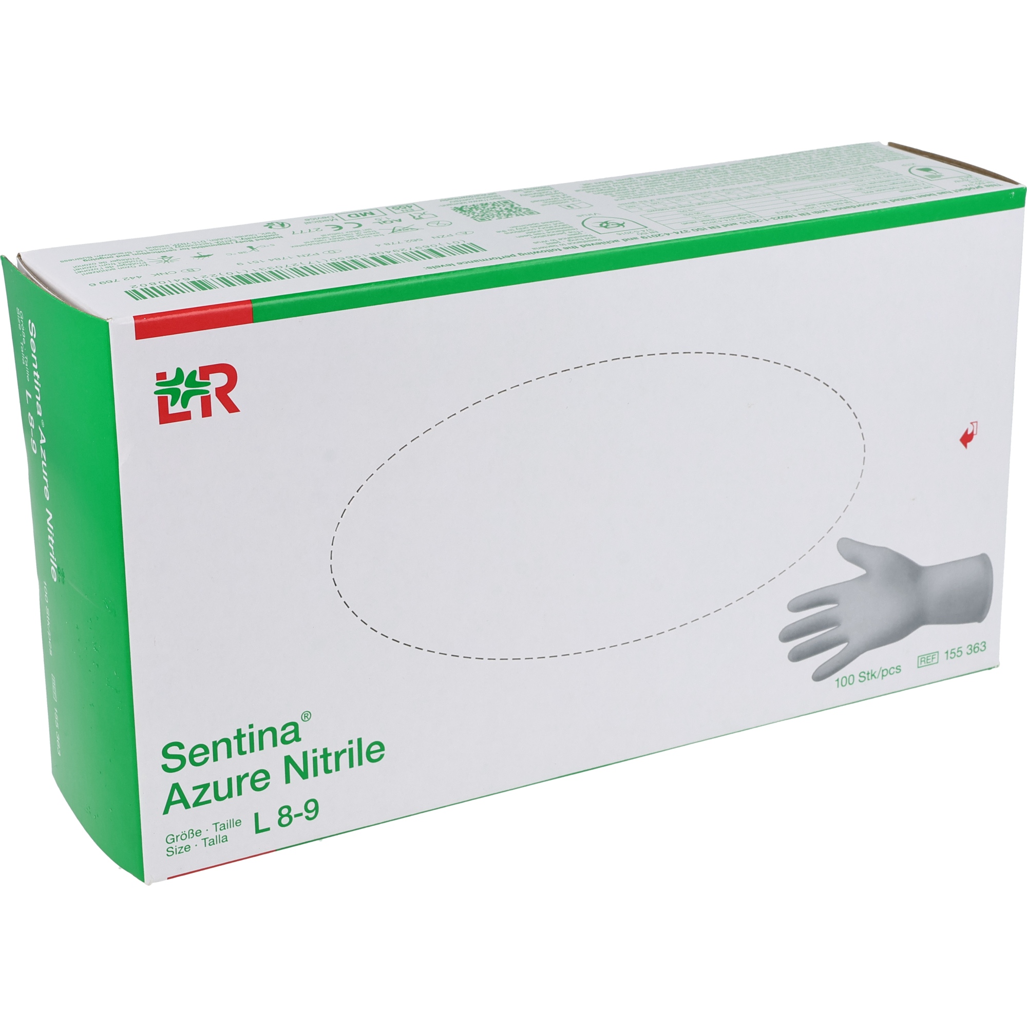 Gants Lohmann & Rauscher Sentina Azure Nitrile