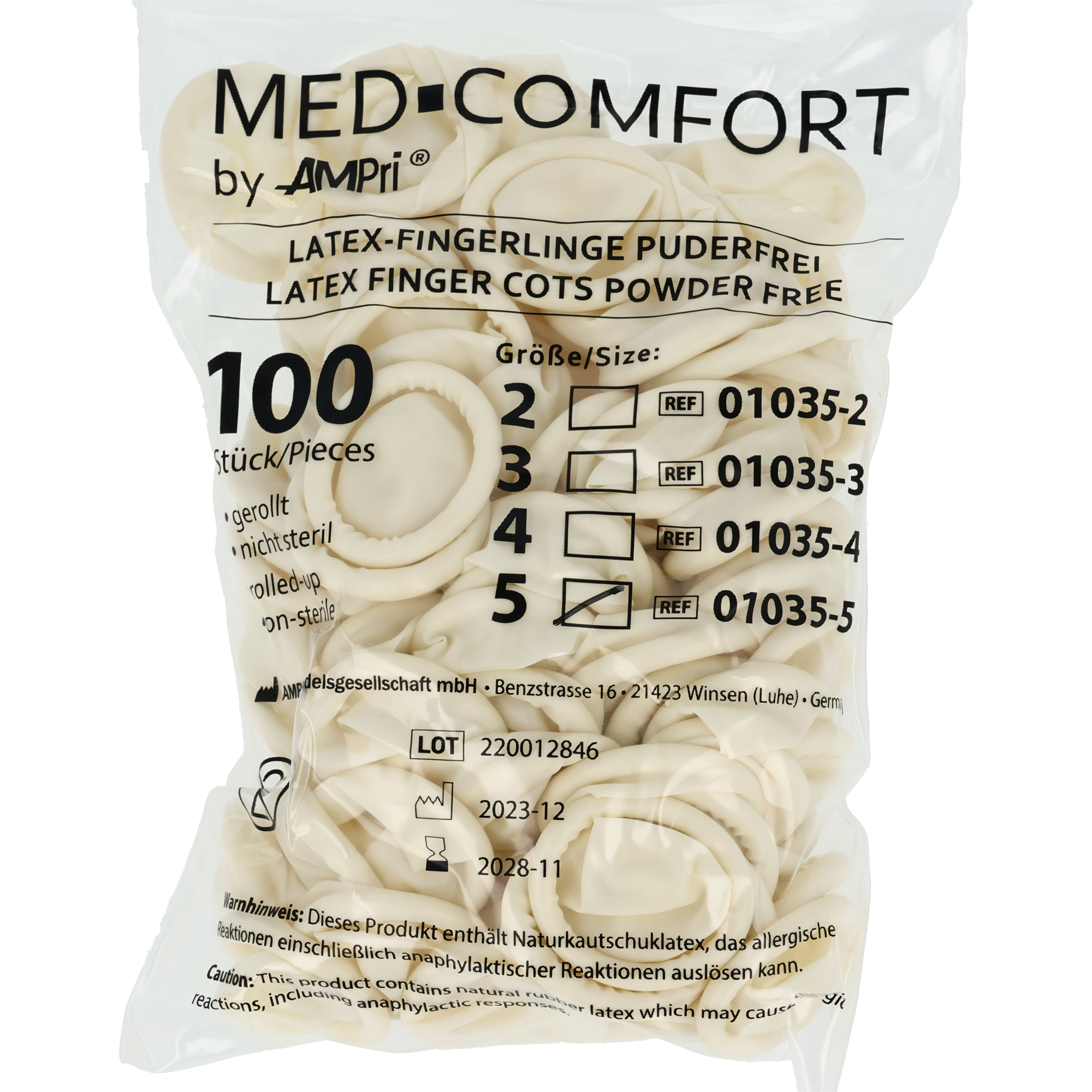 Ampri Fingerlinge Grösse XL Ampri Fingerlinge Grösse XL