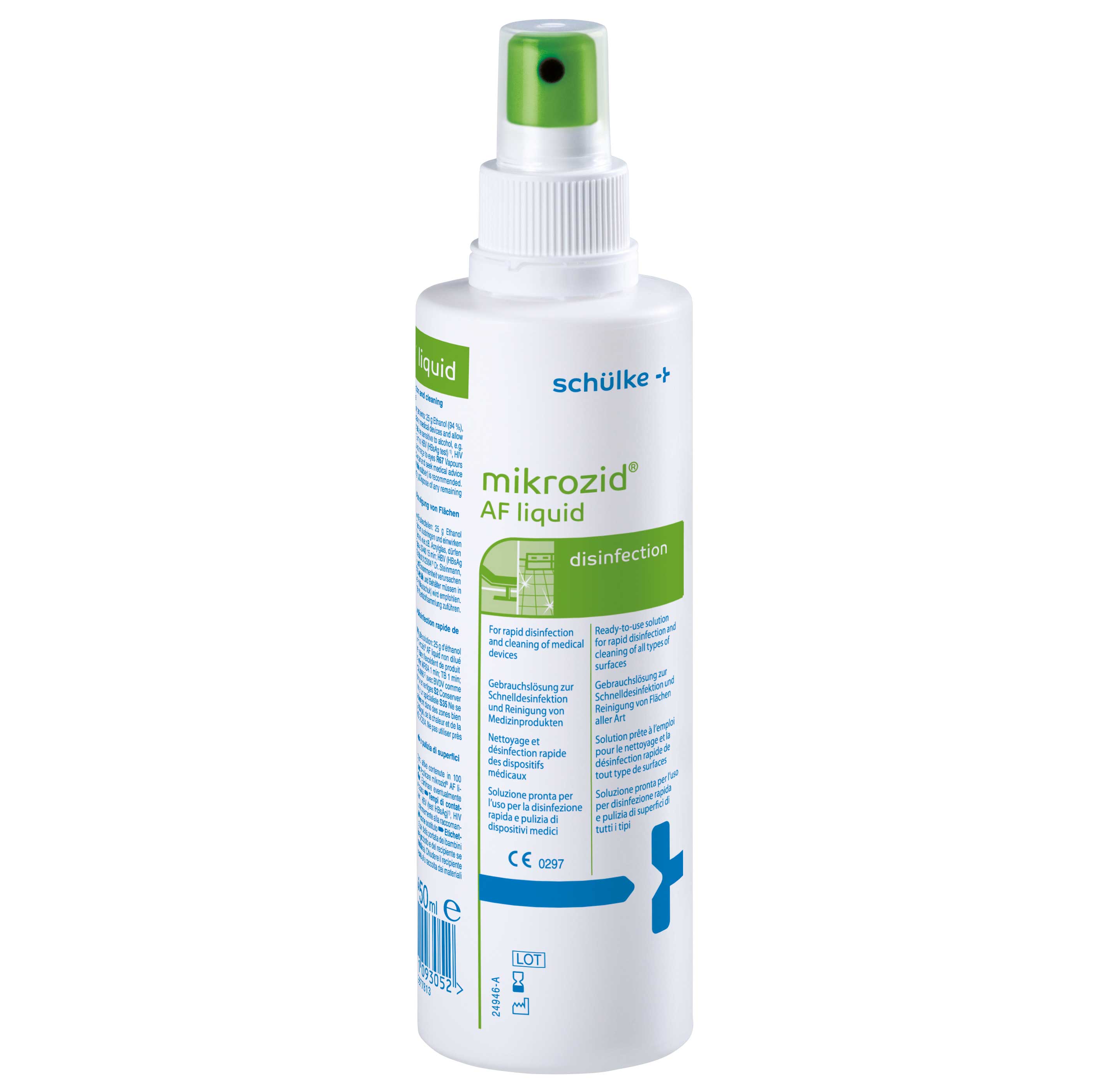 Schülke mikrozid AF liquid Sprühflasche 250 ml Schülke mikrozid AF liquid Sprühflasche 250 ml