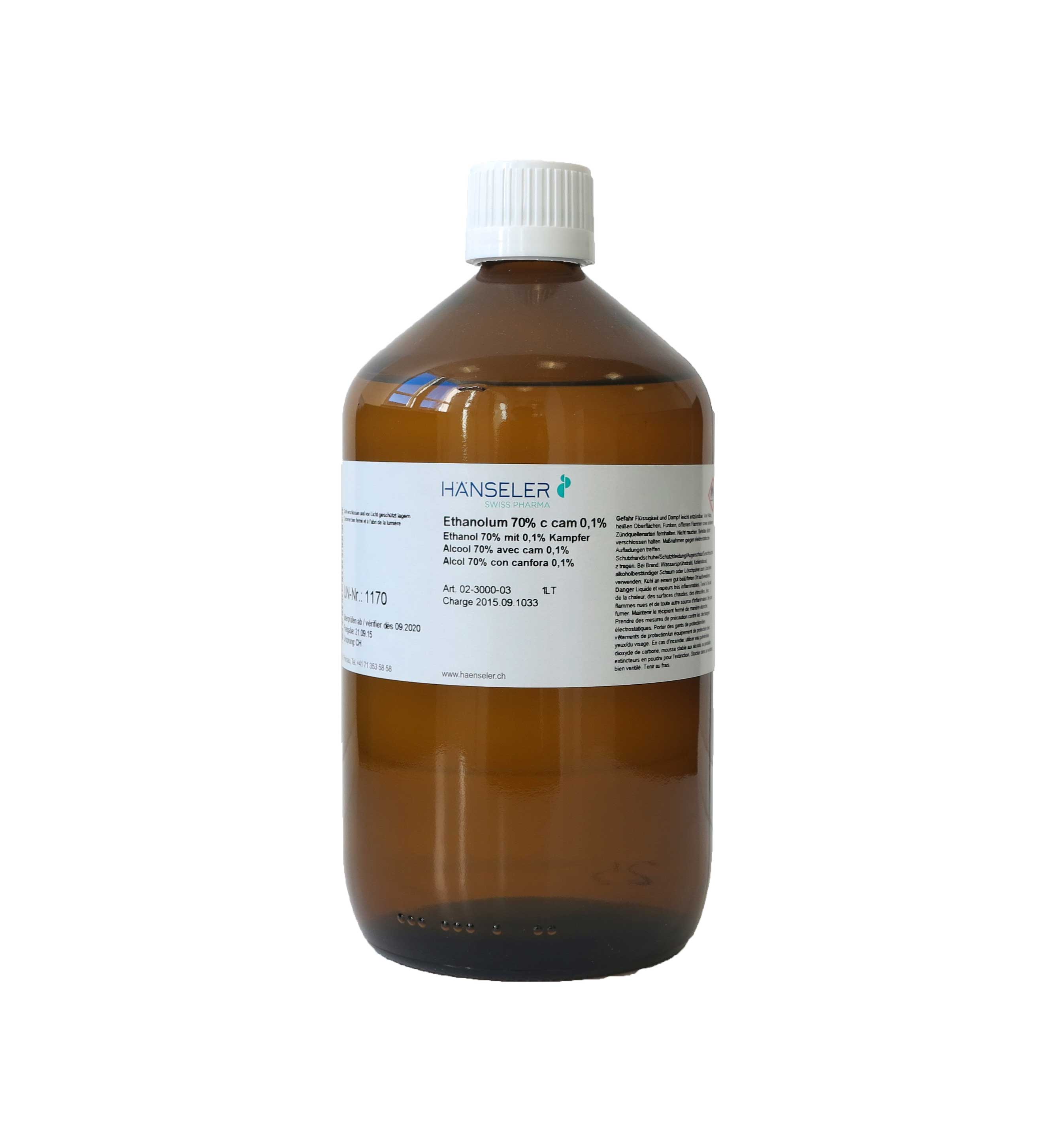 Ethanolum 70%, 1000 ml Ethanolum 70%, 1000 ml