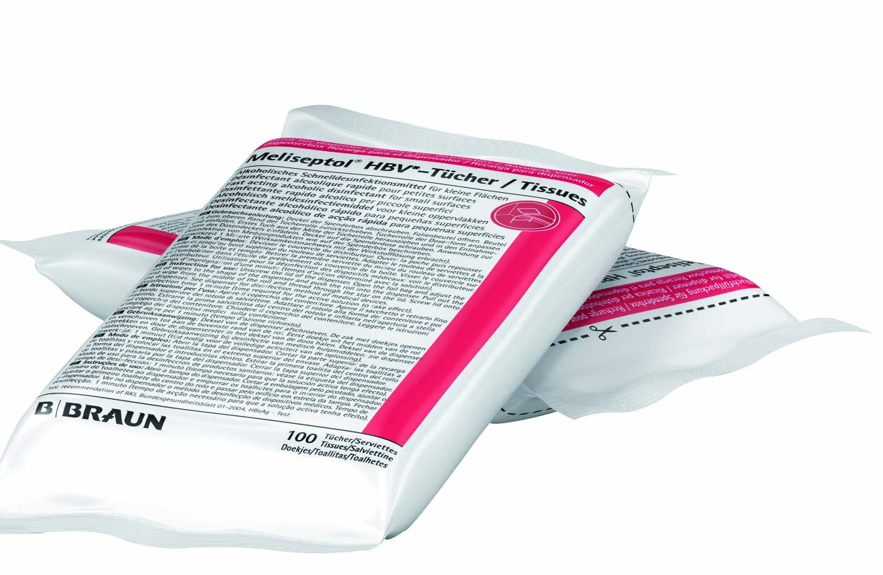 BBraun Meliseptol HBV-Tücher