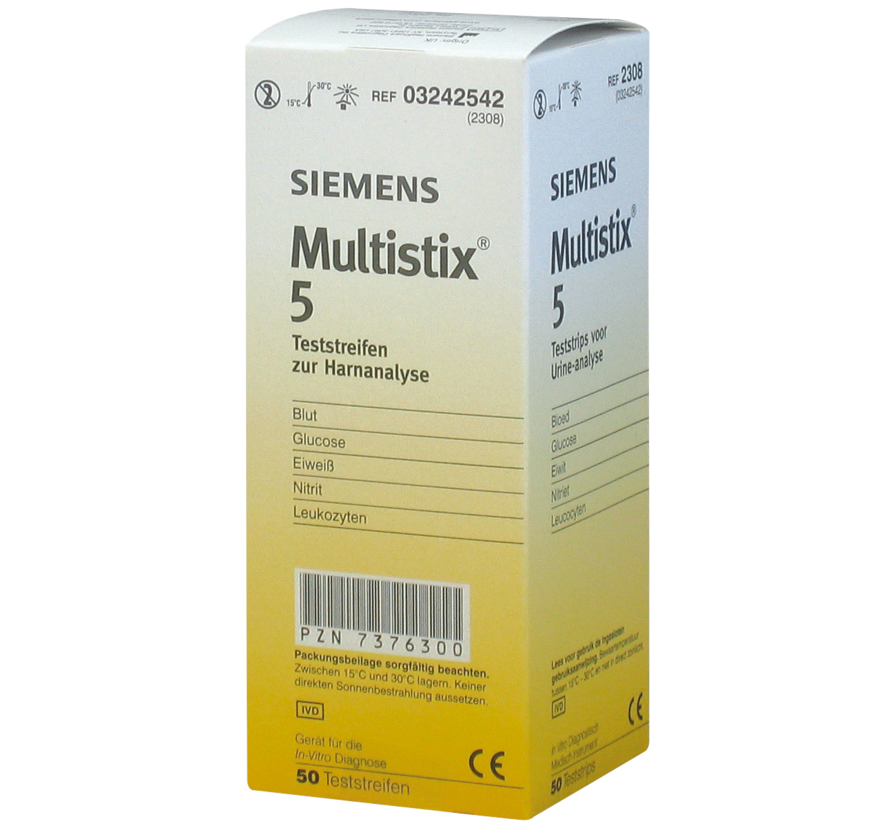Siemens Bandelettes de test d'urine Multistix 5