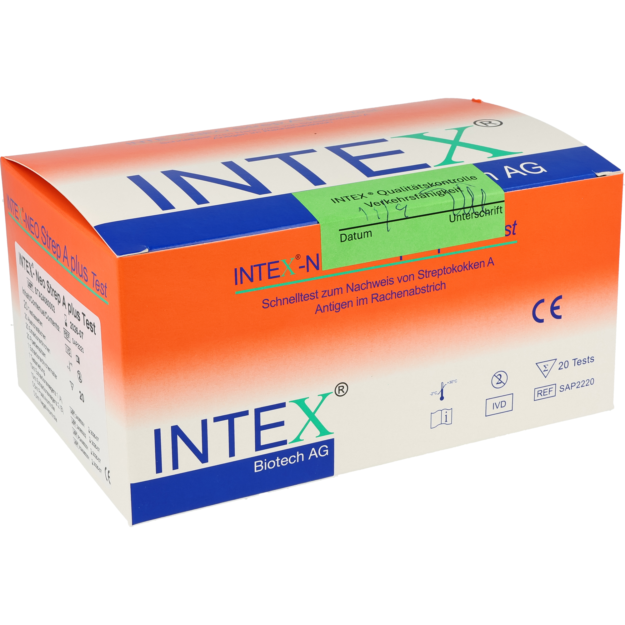 INTEX Neo Strep A plus Test INTEX Neo Strep A plus Test