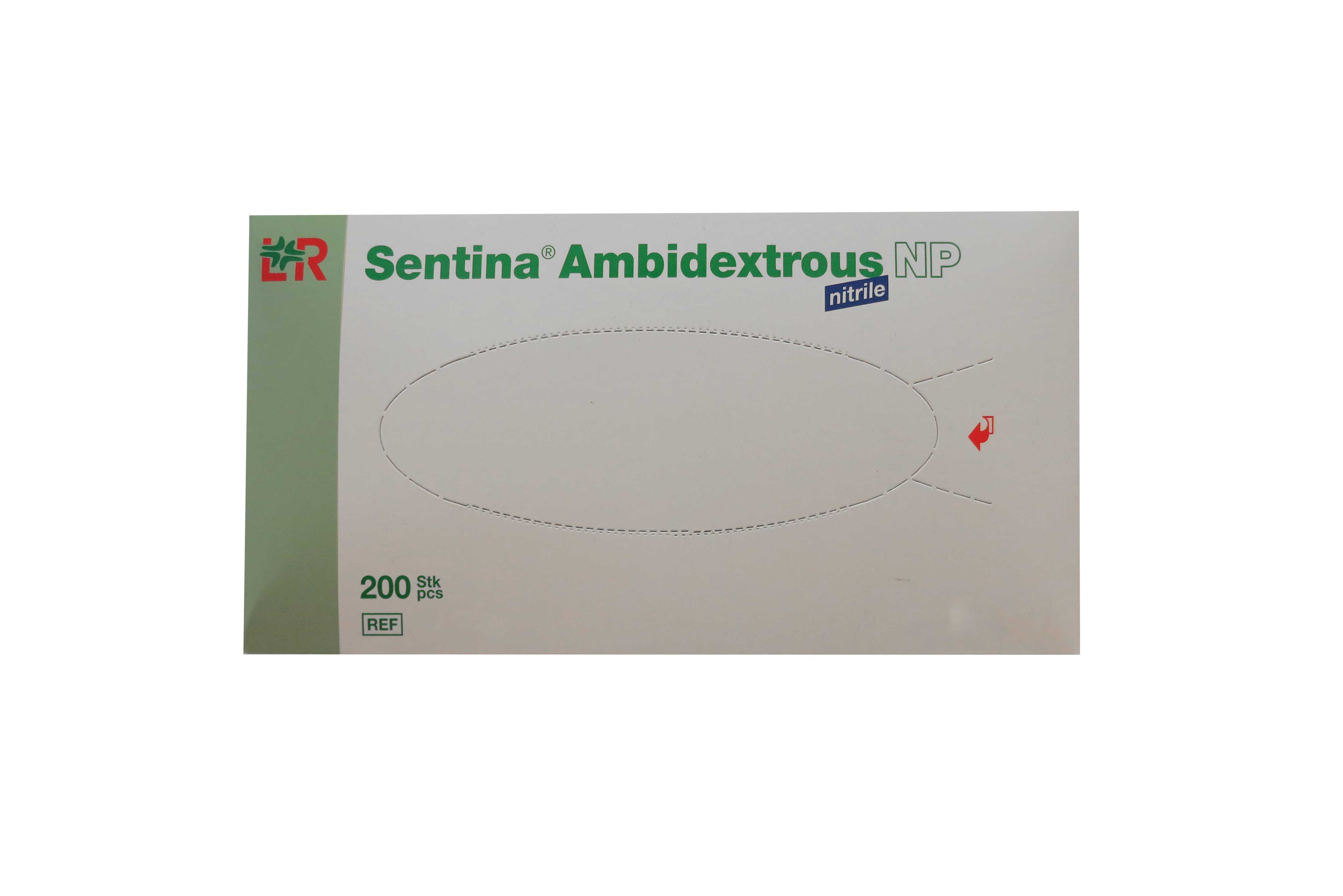 Lohmann & Rauscher Sentina Ambidextrous NP Nitril Handschuh Lohmann & Rauscher Sentina Ambidextrous NP Nitril Handschuh