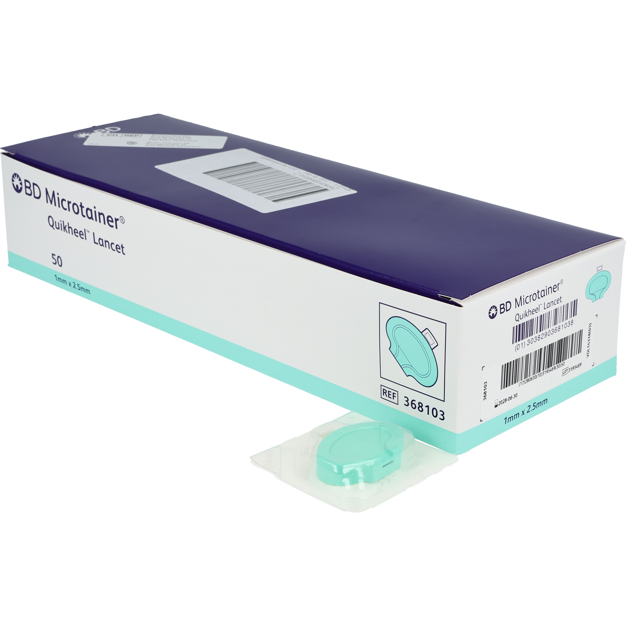 BD QuikHeel Sicherheits Lanzetten hellgrün BD QuikHeel Sicherheits Lanzetten hellgrün