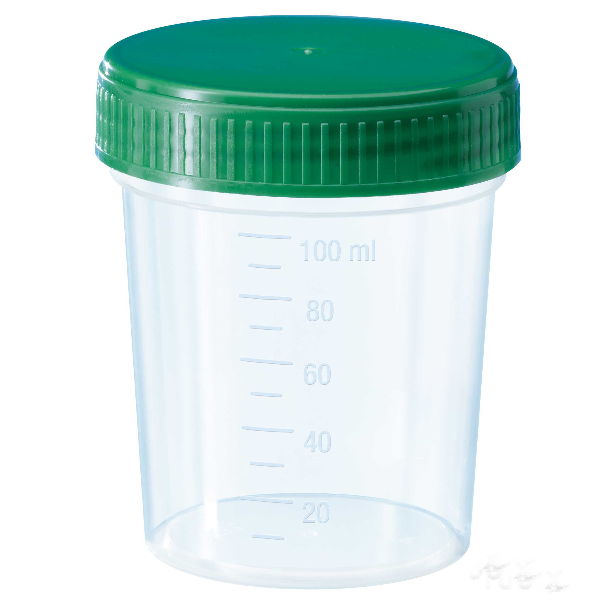 Urinbecher mit Schraubdeckel (grün) Urinbecher mit Schraubdeckel (grün)