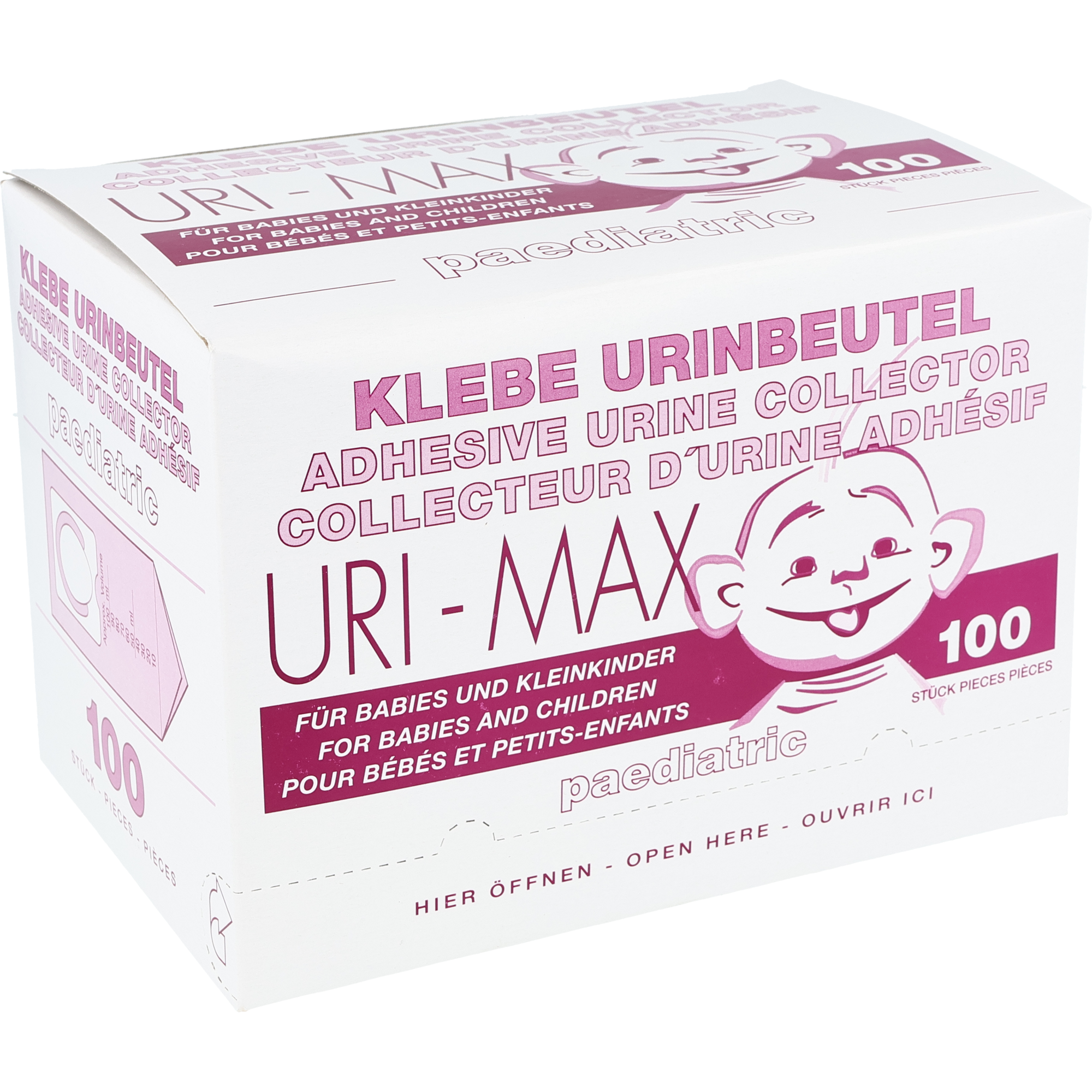 Urinocol Pédiatrie Poche de recueil d’urine avec écoulement, pour filles