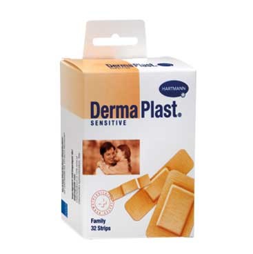 DermaPlast Sensitive Hautfarben Family Packung Strips DermaPlast Sensitive Hautfarben Family Packung Strips