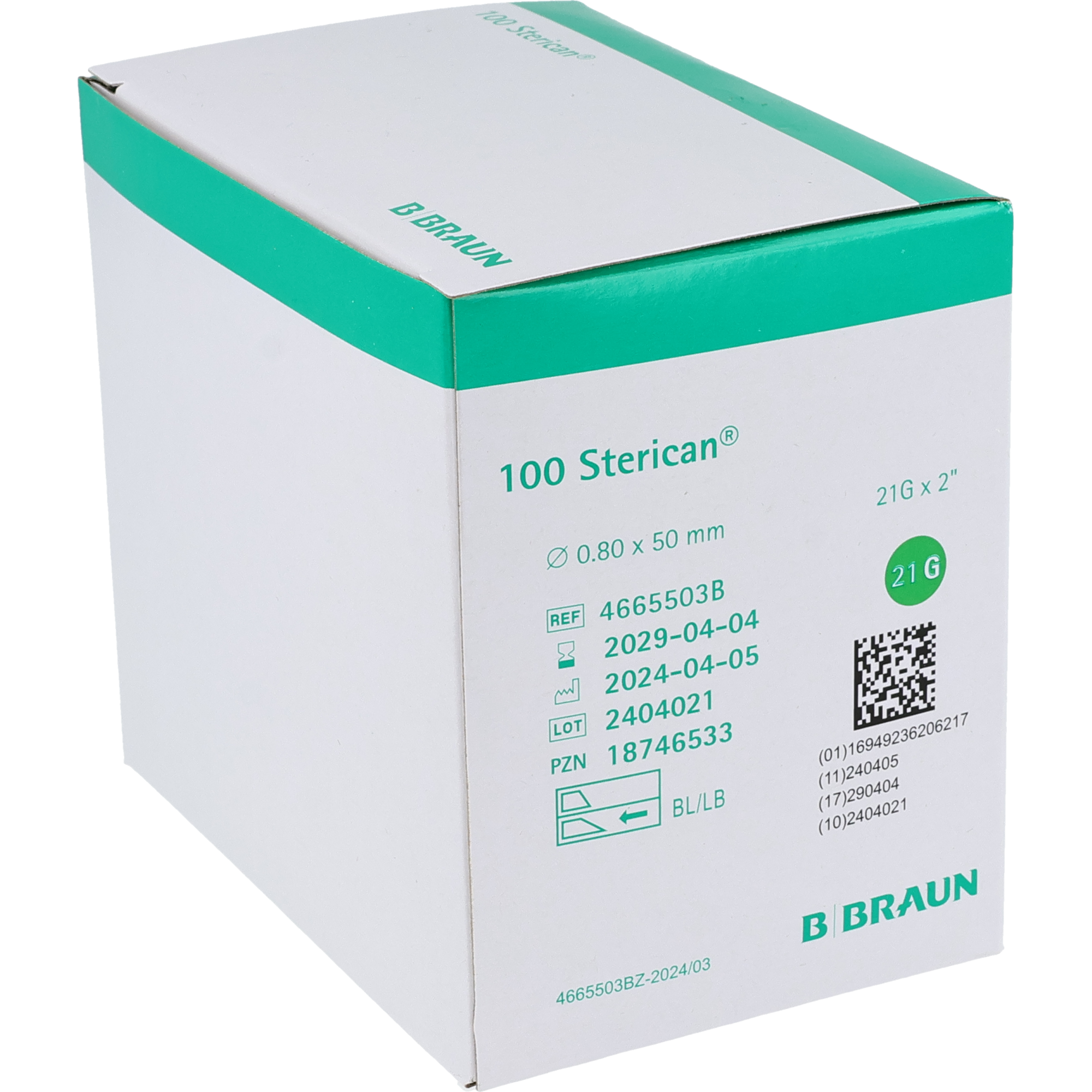 BBraun Sterican Sondergrössen