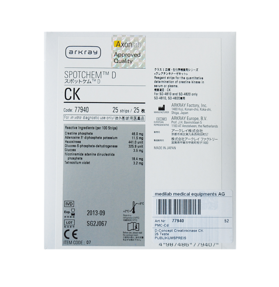 Spotchem D-Concept Creatinkinase CK Spotchem D-Concept Creatinkinase CK
